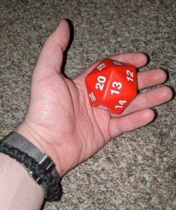 Koplow Games Red Jumbo Dice D20 Count Down 55mm Dice 10 C1xZiibVjqS
