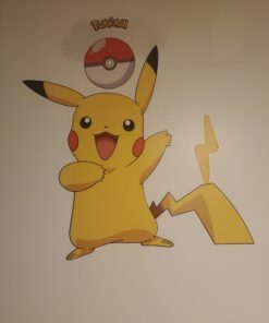 RoomMates RMK2536GM Pokemon Pikachu Peel and Stick Wall Decals , Yellow 22 C1y Fx7Qt5S