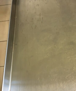 GRIDMANN Stainless Steel Kitchen Prep Table 48 x 24 Inches with Backsplash & Under Shelf, NSF Commercial Work Table for Restaurant and Home 48 in Long x 24 in Deep 44 C1yKrJEO3OS 1