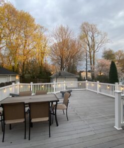 Brightech Ambience Pro - Waterproof LED Outdoor String Lights - Hanging, Dimmable Vintage Edison Bulbs - 48 Ft Commercial Grade Patio Lights, Christmas Cafe Ambience in Your Backyard, 2W 15 Bulbs (2700k) Soft White 48 Feet 55 C1yOCkdPhOS