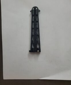 Moon Boat 2PCS Butterfly Knife Trainning Practice Comb Unsharpened Blade Black Silver 43 C1zB6JK7jNS