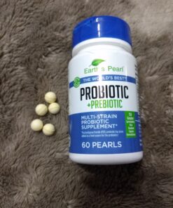 Earth's Pearl Probiotic Pearls for Women and Men - Kids Probiotic with Prebiotic Fiber - Daily Probiotic for Women and Men - 60-Day Supply of Prebiotics and Probiotics for Women and Men Probiotic 2 Month Supply 47 C1zkNV8jpFS