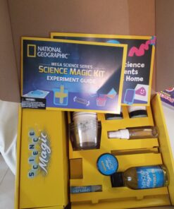 NATIONAL GEOGRAPHIC Science Magic Kit – Science Kit for Kids with 50 Unique Experiments and Magic Tricks, Chemistry Set and STEM Project, A Great Gift for Boys and Girls (Amazon Exclusive) Mega Science Magic 51 C1zvwH5X9JS