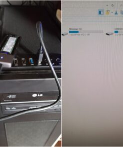 M.2 NVMe SATA SSD Enclosure Adapter Tool-Free, USB 3.2 Gen2 10Gbps External NVMe to USB PCI-E 6Gbps SATA M-Key / B+M Key, NVMe Reader Support UASP Trim for SSDs 2230/2242/2260/2280 SKUD0501-US 38 D12aGQlJB0S