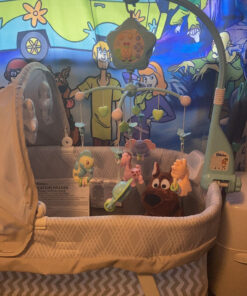 Baby Mobile for Crib, Crib Toys with Music and Lights,Remote, lamp, Projector for Pack and Play, for Ages 0+ Months (Blue-Forest) Blue-Forest 52 D1761s 0US