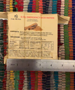 SOS Food Rations Emergency 3600 Calories Cinnamon Flavor Food Bar - 3 Day / 72 Hour Package with 5 Year Shelf Life- 1 Pack 27 D1Ab5MEAbXS