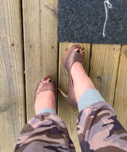 FootFitter High Heel Women Shoe Stretcher, Adjustable Shoe Stretcher for 3” to 6” Heels, Width Stretcher for Women Stilettos & Pumps (US 8-10.5) LARGE Women's Large (8 - 10.5) 26 D1H89SZS0hS