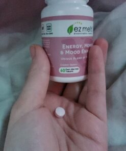 EZ Melts Dissolvable Energy, Memory & Mood Enhancer, Blend of B-Vitamins, Sugar-Free, 2-Month Supply 31 D1K38mg3y7S