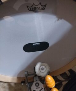 Evans EQ Double Pedal Patch, Black Nylon,EQPB2 17 D1Rt5A4LZfS