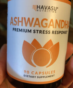 HAVASU NUTRITION Ashwagandha Capsules with Artichoke Extract to Support Stress Response & Mood Support (1000 mg) 29 D1Y WupsHwS