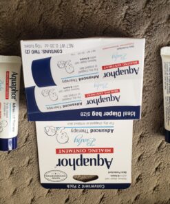 Aquaphor Baby Healing Ointment To-Go Pack - Advanced Therapy for Chapped Cheeks and Diaper Rash - Two .35 oz. Tubes 35 D1cu9npNFmS