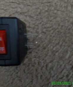 BindMaster 2 Prong Single Port Power Adapter for Outlet with Red Light Indicator On/Off Switch to be Energy Saving, Black {3 Pack}…… 3 Pack Black 2 Prong 15 D1g9CHZIUzS