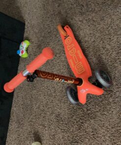 Micro Kickboard - Mini Deluxe 3-Wheeled, Lean-to-Steer, Swiss-Designed Micro Scooter for Kids, Ages 2-5 Orange 19 D1h8micvO0S
