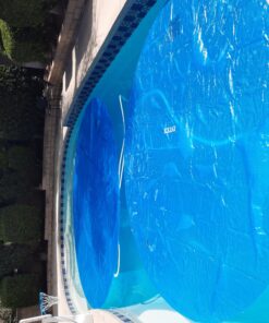 INTEX 28014E Solar Pool Cover: For 16ft Round Easy Set and Metal Frame Pools – Insulates Pool Water – Reduces Water Evaporation – Keeps Debris Out – Reduces Chemical Consumption 16 ft 30 D1uNoUG FVS