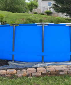 Bestway 12752E Steel Pro Above Ground Backyard Frame Pool for Kids & Adults, 15' x 48", Blue 15' x 48" 46 D1xXJS57XiS