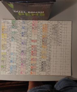 Tombow 56149 Dual Brush Pen Art Markers, 96 Color Set with Desk Stand. Blendable, Brush and Fine Tip Markers with Stand 96-Color Set 43 D1zzeTFOpZS