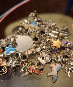 klmars Charm Bracelet Making Kit,Jewelry Making Supplies Beads,Unicorn/Mermaid Crafts Gifts Set for Girls Teens Age 5-12 48 E1GKM7uGYKS