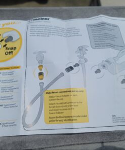 Melnor 65040-AMZ XT Metal Rear Trigger Nozzle with QuickConnect Product Adapter Set, Amazon Bundle 23 E1nQ6 3366S