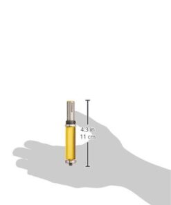 YONICO Pattern Bit Flush Trim Top and Bottom Bearing Router Bits 2-Inch 1/2-Inch Shank 14134 2" Length - 3/4" Width - 1/2" Shank 7 214uN4vnG2L