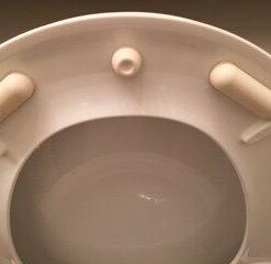 Danco 10062 Universal Bumper, for Use with Toilet Seats, Rubber, 1 Pack, White 43 21GrRdl5KML