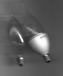 Bioluz LED 6 Pack Flame Tip Candelabra LED Bulb, Dimmable 40 Watt Chandelier Bulbs 40 (uses 4.5W) Watt E12 Base Candle Bulbs 2700K (Warm White) Indoor/Outdoor Flame Tip - 6 Pack 28 21LqNsM4BTL