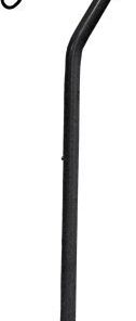 Drive Medical Offset Aluminum Cane with Tab-Loc Silencer, Black (1 Each)