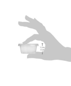 Polar Ice 125 Count Plastic Jello Shot Cups with Lids, 2-Ounce 1 Translucent 24 21RDvf0bucL