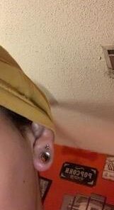 Rhodium Plated Sterling Silver Womans Tiny Skull Stud Earrings Rhodium Plated 31 21WvJZsEFL