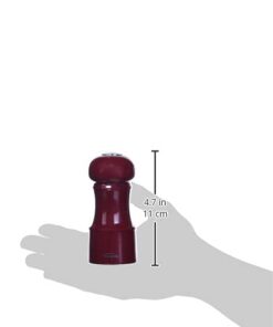 Trudeau 4.5" Salt & Pepper Set Salt and Pepper Shakers, Burgundy 17 21XftpfdnpS