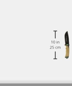 StatGear Surviv-All Fixed-Blade Bowie Knife with Sheath, Firestarter, Sharpener & Cord Cutter for Hunting Camping Outdoors Hiking EDC 22 21XgRjDveSL 1