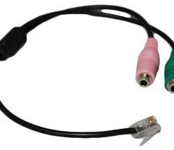 Alternative view of Headset Buddy PC Dual 3.5mm to RJ9/RJ10 Headset Phone Adapter - Compatible with Cisco
