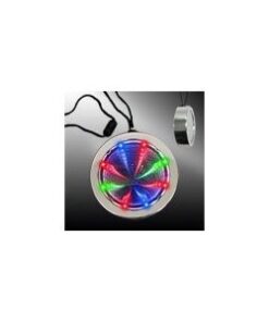 Alternative view of Lot of 12 Flashing Panda LED Flashing Multi-Color Infinity Tunnel Necklaces