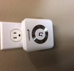 Fosmon WaveLink Wireless Door Chime with 500 Feet Range, 58 Tunes, 5 Volume Levels & LED Indicators for Home/Business/Office (1 Receiver + 1 Sensor) 1 Receiver + 1 Door Sensor Transmitter 31 21fHV3 b3ZL