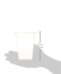 SOLO Cup Company -100 Company Plastic Party Cold Cups, 16 oz, Clear, 100 pack 3 21jdYJ0NdNL