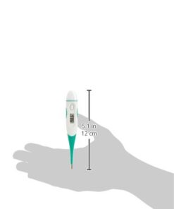 MABIS Digital Thermometer for Babies, Children and Adults for Oral, Rectal or Underarm Use Clinically Accurate Within 60 Seconds with Flexible Tip, Green 60 Sec 7 21ms5wJLcL