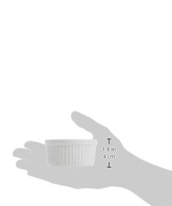 Norpro 4oz/120ml Porcelain Ramekins, Set of 6 16 21nOe4A2PSL