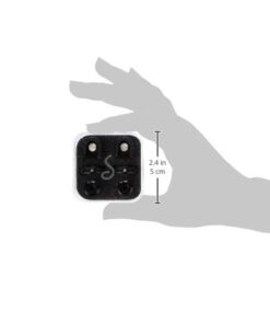 Schaller 14010401 Security Straplocks, Black Chrome 34 21oLWKS60VL