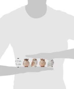 George S. Chen Imports SS-G-54281 Imports Owl Figurines (Set of 4), 2" 25 21trMfZLJDL