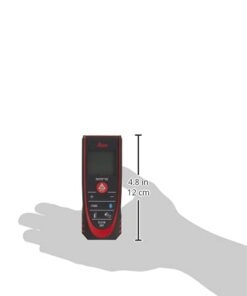 Leica 838725 DISTO D2 New 330ft Laser Distance Measure with Bluetooth 4.0, Black/Red, 1.7 x 1 x 4.6 inches 28 21x08L6d95S