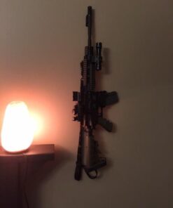 Tactical Quick Draw Gun Magnet Concealed Rifle & Shotgun Magnetic Holder Perfect as a Wall Mount Bed Mount Vehicle Car Gun Holder Mount in a Display Case for Fast Draw with Non-Scratch Coating 1 Pack 51 31 8L9TdYDL