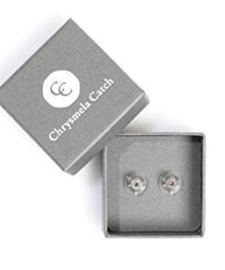 Most Secure Earring Back by Chrysmela Platinum Patented technology automatically fit and lock all types of earring posts Replace screw backs, La Pousset, butterfly backs 25 31 TYxCNRfL