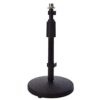 LyxPro Desktop Microphone Stand - 9"-14" Adjustable Height Desk Mic Holder - Weighted Cast Iron Base - 3/8"-5/8" Adapter Screw - Table Top with Non-Slip Rubber Feet Desk Stand 1 Pack 16 31 ZyszkxL