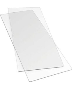 Sizzix Extended Cutting Pads 655267, Transparent, Multi Color, 14.63 inches x 6.25 inches x 0.13 inches, 2 Pack Sizzix 655267 Cutting Pads Extended Accessory 1 Pair, Plastic, Transparent, 15.88 x 37.15 x 0.32 cm 10 31039RuTOlL