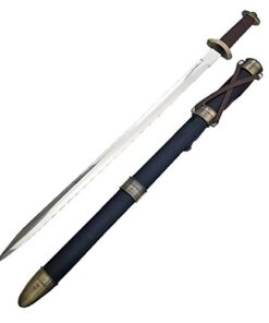 33" Medieval Steel Viking Worrior Spatha Battle Sword & Scab 16 310MCN9k 6L