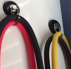 Master Magnetics 7580 Magnetic Hook Organizer Rotating Swing Hook 65 Pound Pull Force 1.47Diameter 0.54Thick Black 36 310walGX2CL