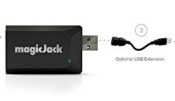 magicJackGO 2017 VOIP Phone Adapter Portable Home and On-The-Go Digital Phone Service. Make Unlimited Local & Long Distance Calls to The U. S. and Canada. NO Monthly Bill. 2017 (1 Pack) 34 311qcVbATHL