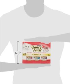 Purina Fancy Feast Grilled Poultry & Beef Collection Wet Cat Food Variety Pack - (24) 3 Oz. Cans 28 311tPoAkgAL 3
