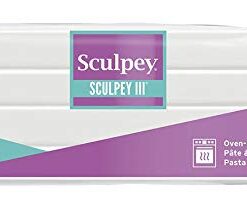 Alternative view of Sculpey III Polymer Oven-Bake Clay, White, Non Toxic, 8 oz. bar, great for modeling, sculpting, holiday, DIY, mixed media and school projects. Great for kids and beginners! 1 Pack
