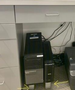 3M Adjustable Monitor Stand Riser, Three Leg Segments Simply Adjust Height, Sturdy Platform Holds Up to 80 lbs for Monitors, Laptops, and Printers, Space for Storage Underneath, Silver/Black (MS80B) 11-Inch 35 313AMcA6lL