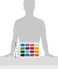 Perler Beads Fun Colors Fuse Beads and Storage Tray For Kids Crafts, 4000 pcs 1-Pack 12 313NNBgiy3L